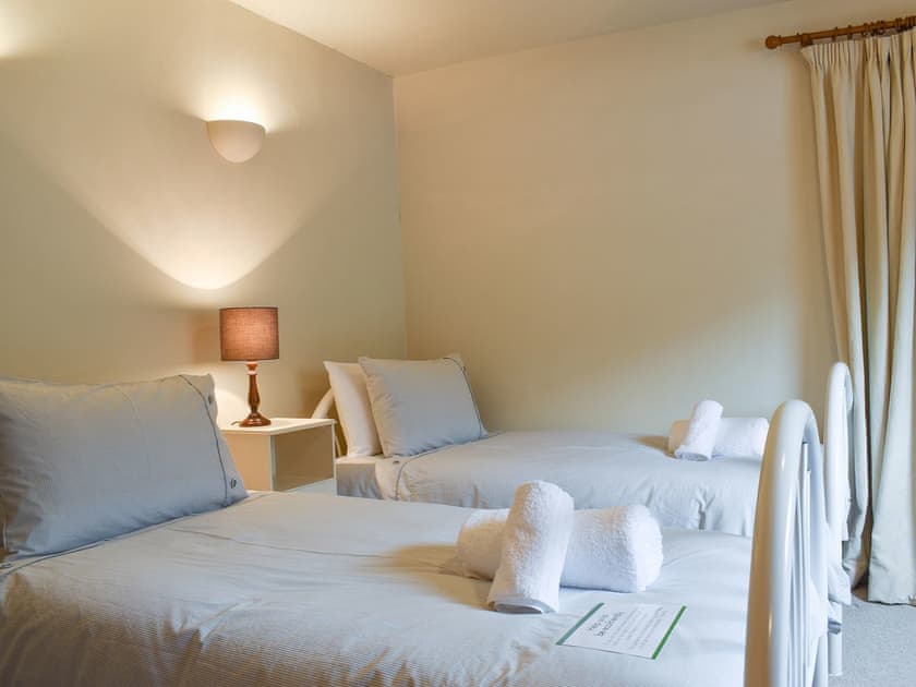 Comfortable twin bedded room | Yew Tree Farm, Low Newton