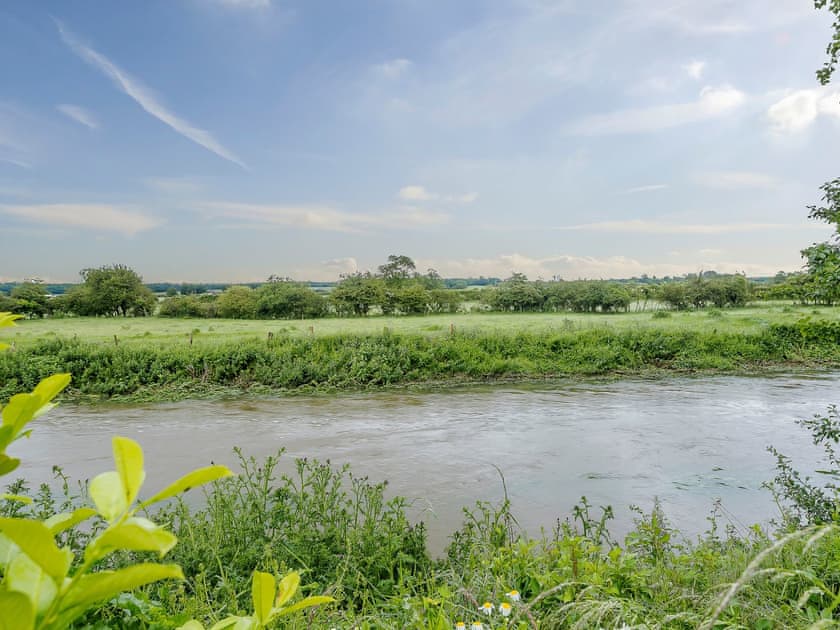 The nearby river | The Annex By The Bain, Kirkby on Bain, near Horncastle