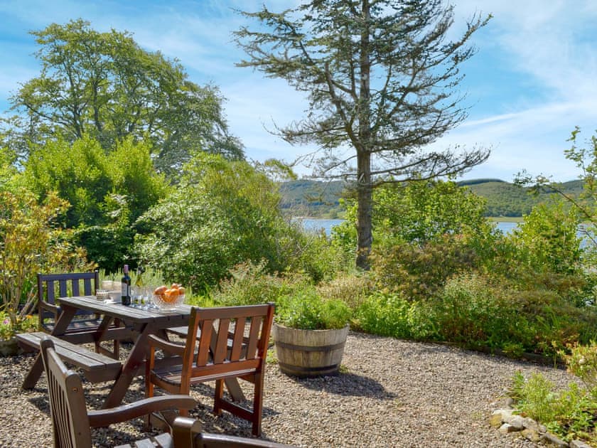 Peaceful sitting out area | Dunyvaig, Colintraive, near Dunoon