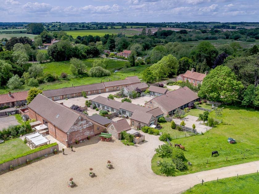 Aerial view of the complex | Manor Mews, Tattersett, near Fakenham
