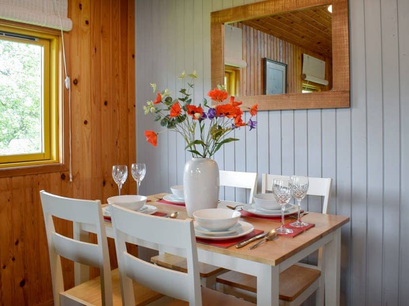 Charming dining area | Lochearn View Lodge, Lochearnhead, near Callander
