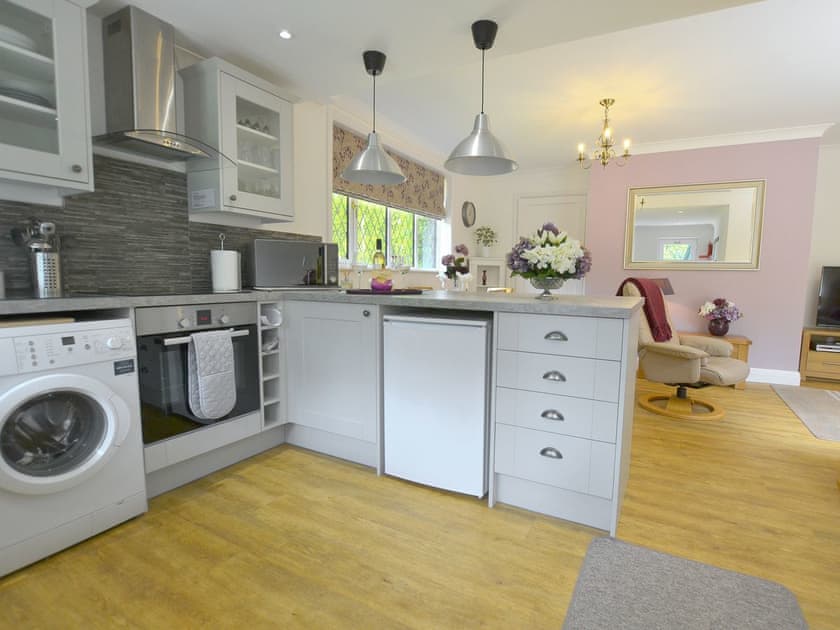Kitchen | Alice’s Lodge - New Forest Cottages, Picket Hill, near Ringwood