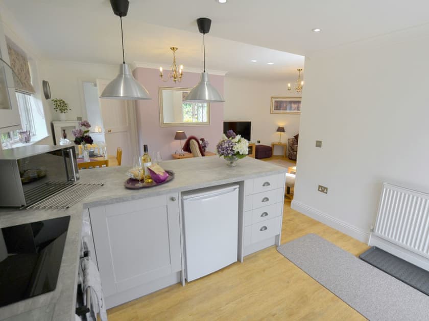 Kitchen | Alice’s Lodge - New Forest Cottages, Picket Hill, near Ringwood