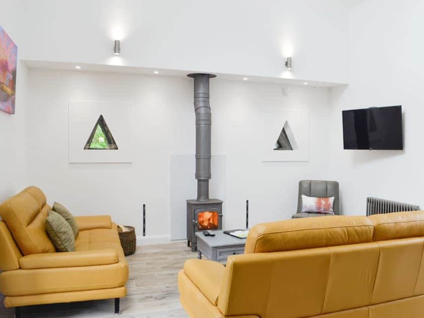 Stylish living area | Ramerish Retreat, Laurieston, near Gatehouse of Fleet