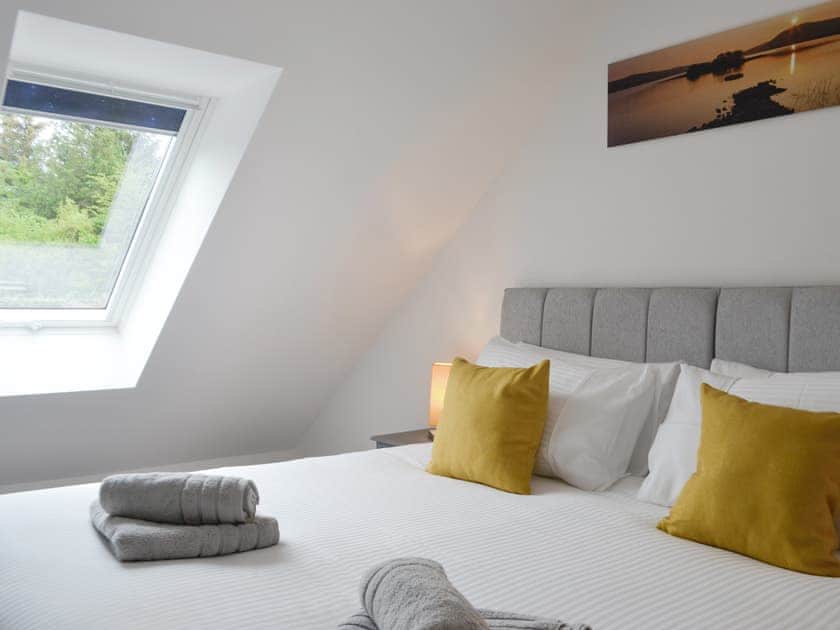 Relaxing double bedroom | Ramerish Retreat, Laurieston, near Gatehouse of Fleet