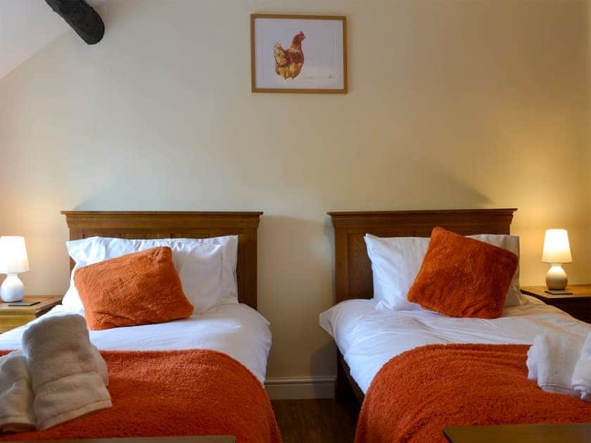 Twin bedroom | Tyddyn Eli, Llangwm, near Corwen