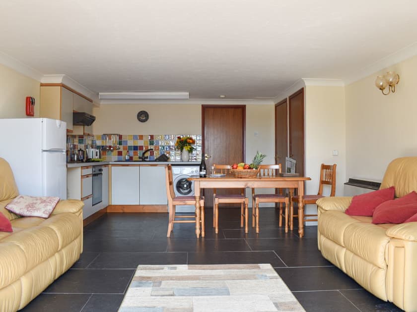 Open plan living space | Swallow’s Nest - Trentinney Farm Holiday Cottages, St Endellion, near Port Isaac