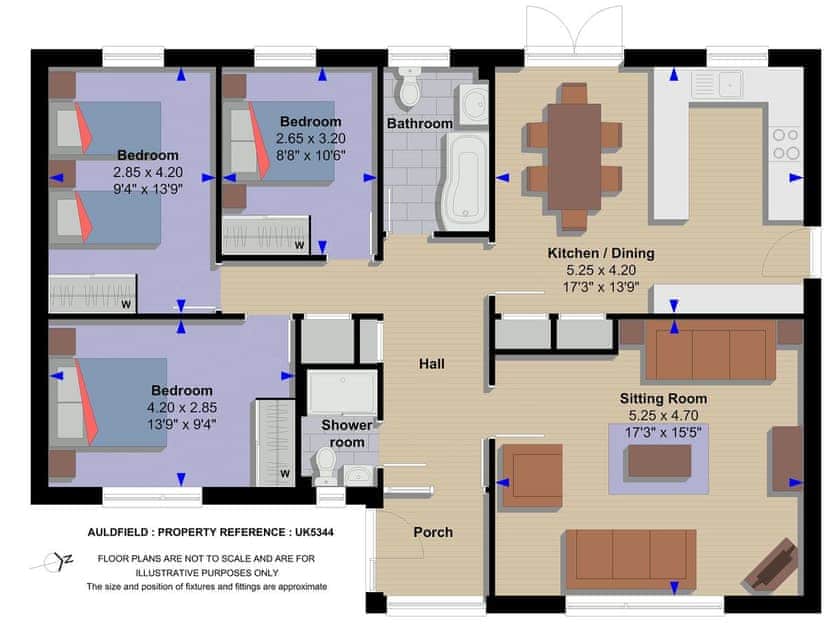 Floor plan | Auldfield, Lhanbryde, near Elgin