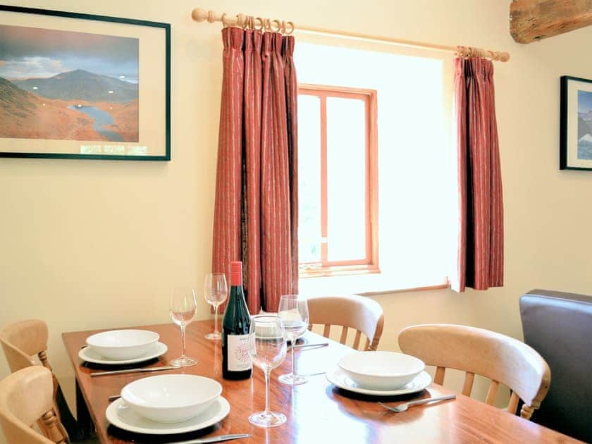 Quaint dining area | Bwthyn Meillion - Benar Cottages, Penmachno, near Betws-y-Coed