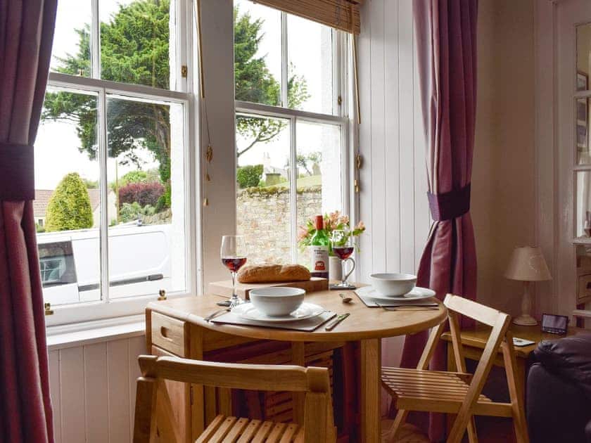 Intimate dining area | Kirkview Cottage, Upper Largo, near Leven