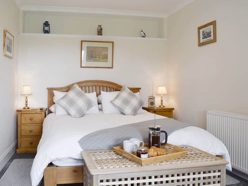Relaxing double bedroom | Kirkview Cottage, Upper Largo, near Leven