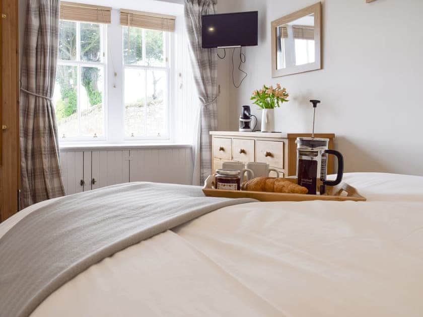 Comfortable double bedroom | Kirkview Cottage, Upper Largo, near Leven