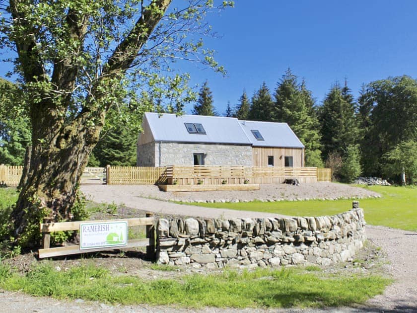 Stone-built property in an elevated position | Ramerish Retreat, Laurieston, near Gatehouse of Fleet
