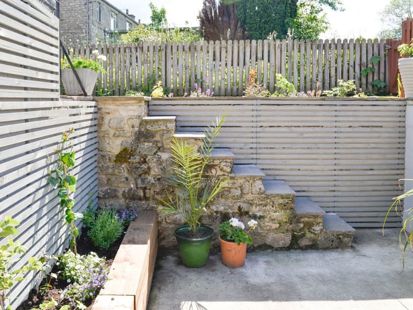 Steps to additional patio area | Brambledene, Hebden, near Grassington