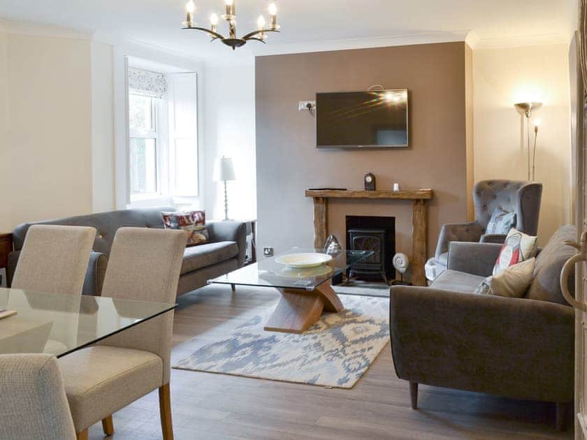 Stylish living and dining room | Prudhoe Mews, Alnmouth, Alnwick