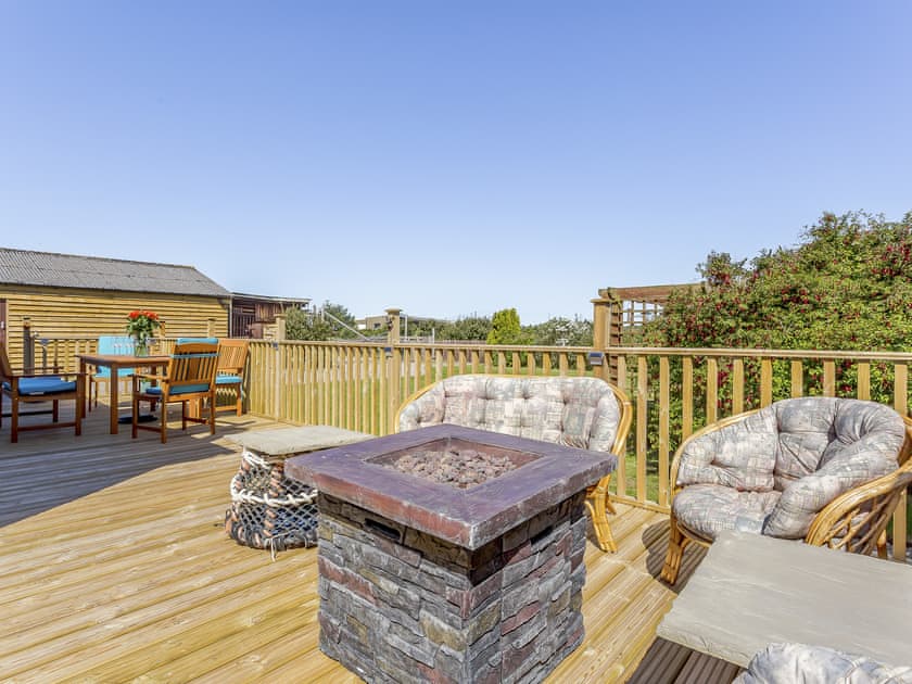 Large decked area | Inverspey, Spey Bay, near Fochabers