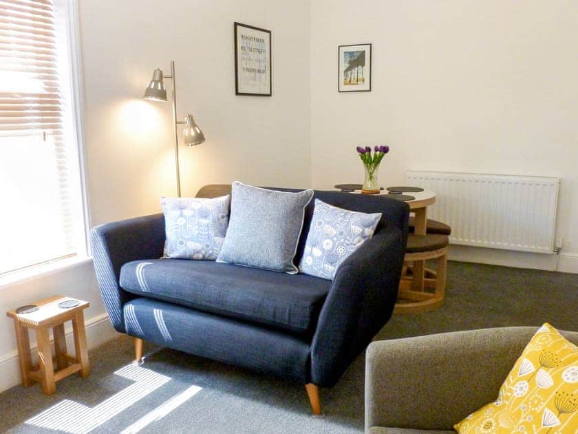 Comfortable living/ dining room  | The Old Police House - Bluelight Apartments, Saltburn-by-the-Sea
