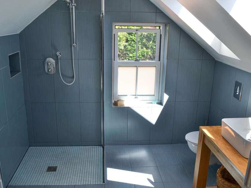 En-suite shower room with walk-in shower | The Gap, Boulmer, near Alnwick