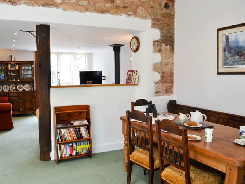 Dining area | Fair Maid - Glimsters Farm Holiday let, Kentisbeare, Cullompton