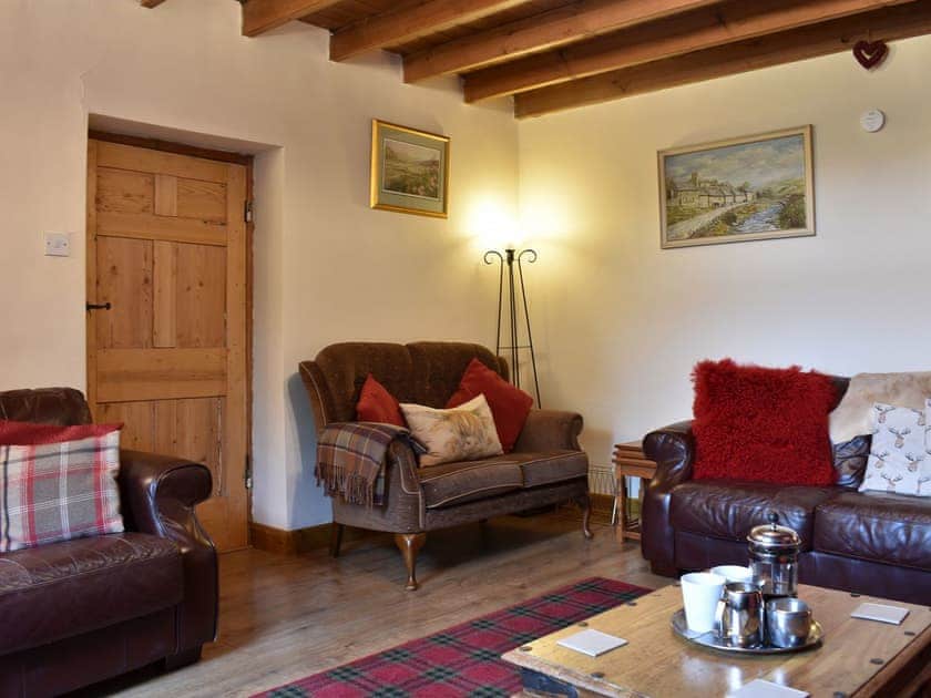 Comfortable beamed living room | Ingleby Lodge, Askrigg, near Hawes