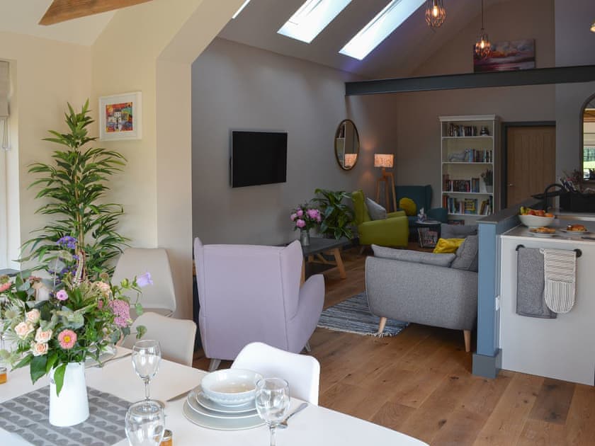 Dining area | Stabl, Bethania, near Aberaeron