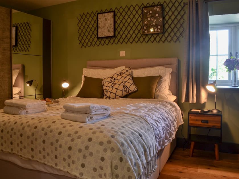 Double bedroom | Stabl, Bethania, near Aberaeron