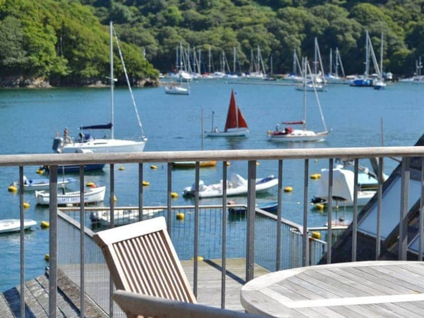 Decked balcony with outdoor furniture | Middle Deck, Fowey