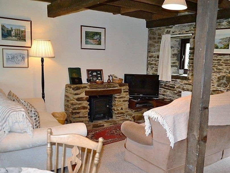 Comfortable living area | Mill Cottage, Fowey