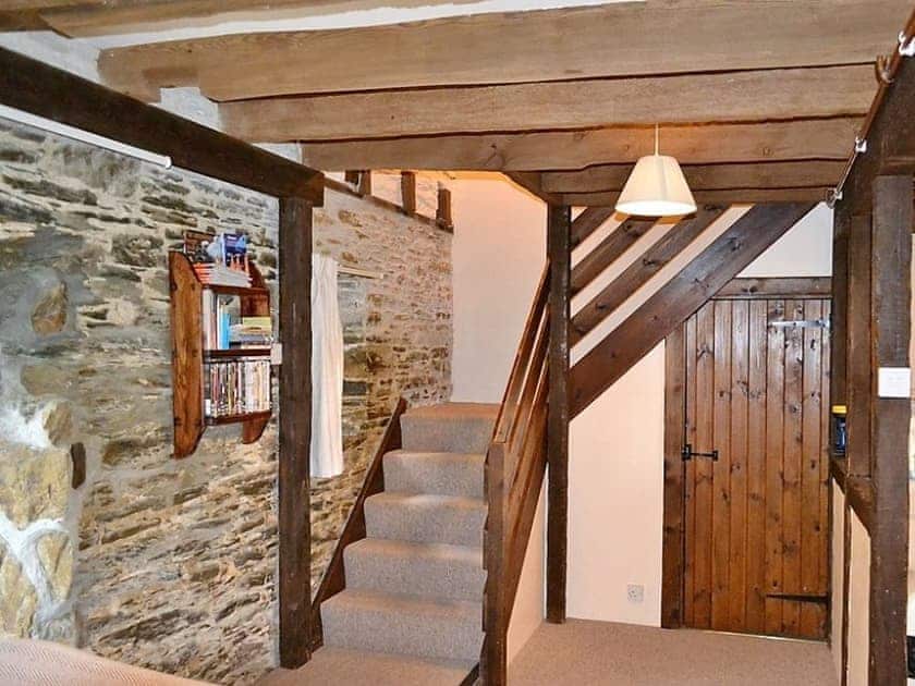 Stairs to the first floor | Mill Cottage, Fowey