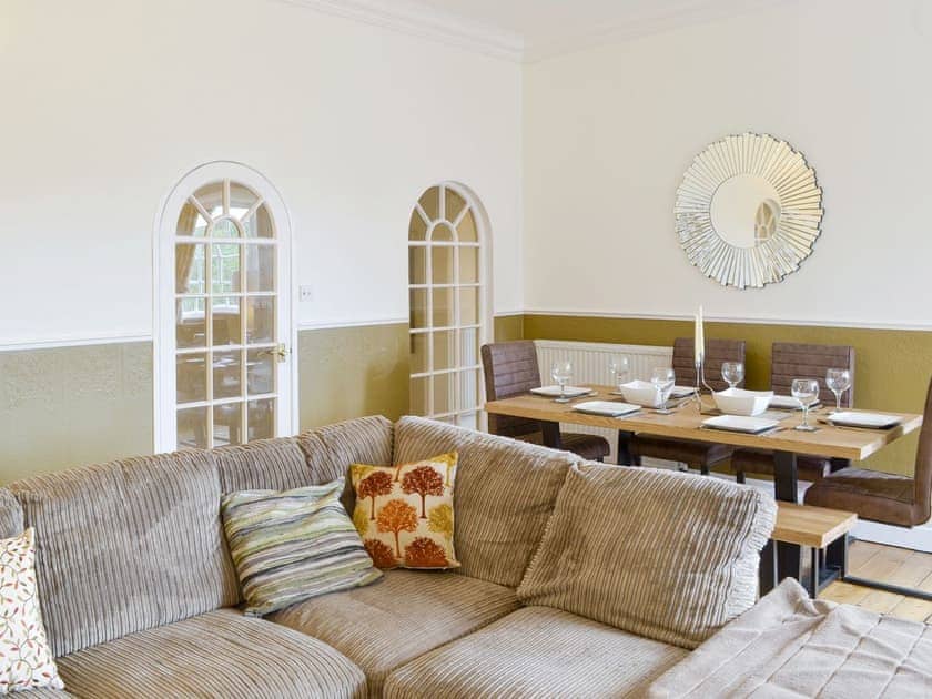 Spacious living and dining room | The Arches, Scarborough