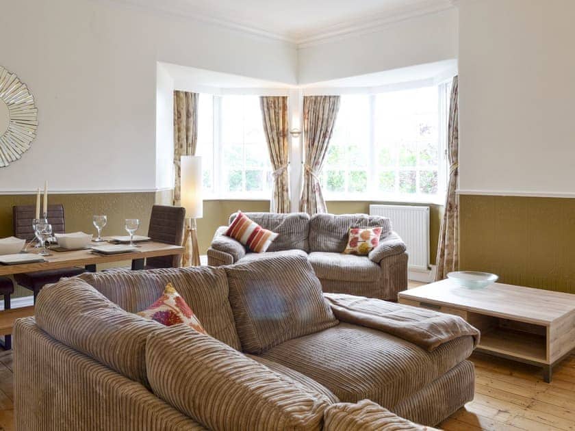 Large living room with convenient dining area | The Arches, Scarborough