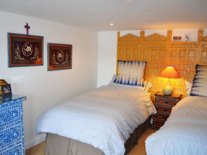 Lovely twin bedroom | Polbathic, Fowey