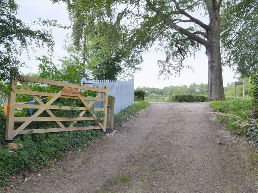 Main entrance to grounds | The Mill Cottage, Heath, near Chesterfield