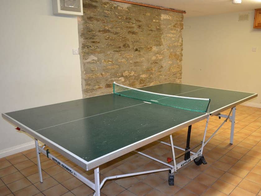 Communal table tennis room ideal for the younger members of the family | Tarquins, Fowey