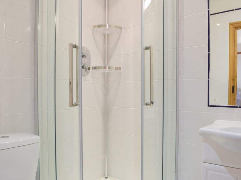 En-suite shower room | The Byre - Lyserry Barns, Bosherston, near Pembroke
