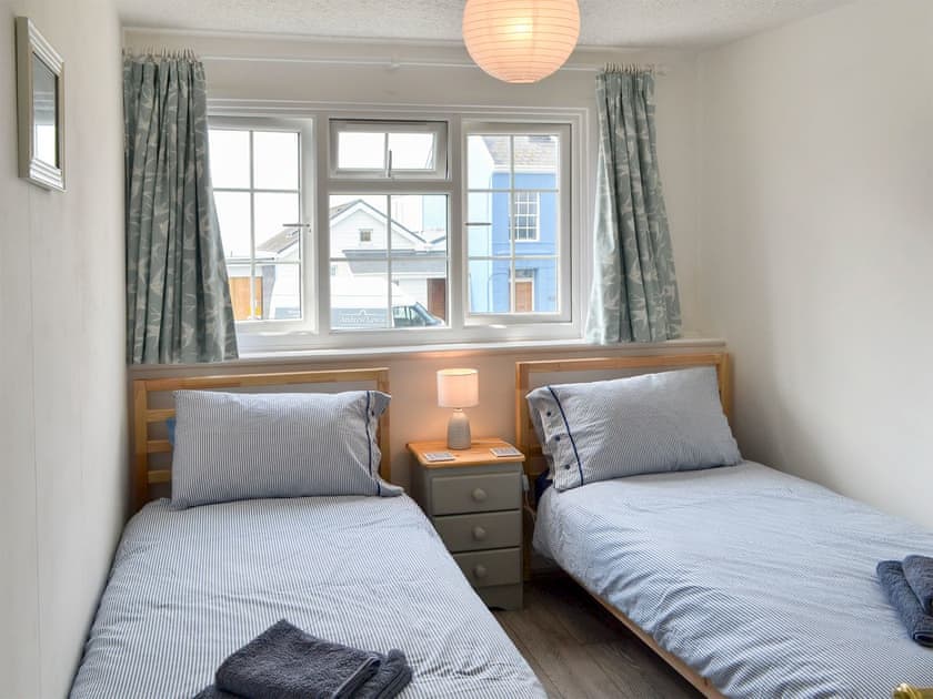 Twin bedroom | Morolwg, Borth, near Aberystwyth