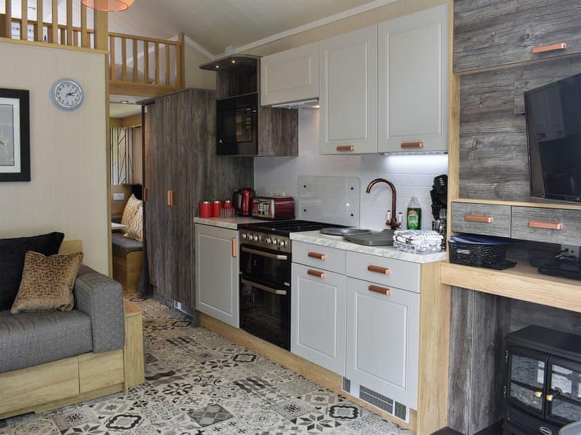 Living space | Mill View Cabin - Augill Beck Park, Brough, near Kirkby Stephen
