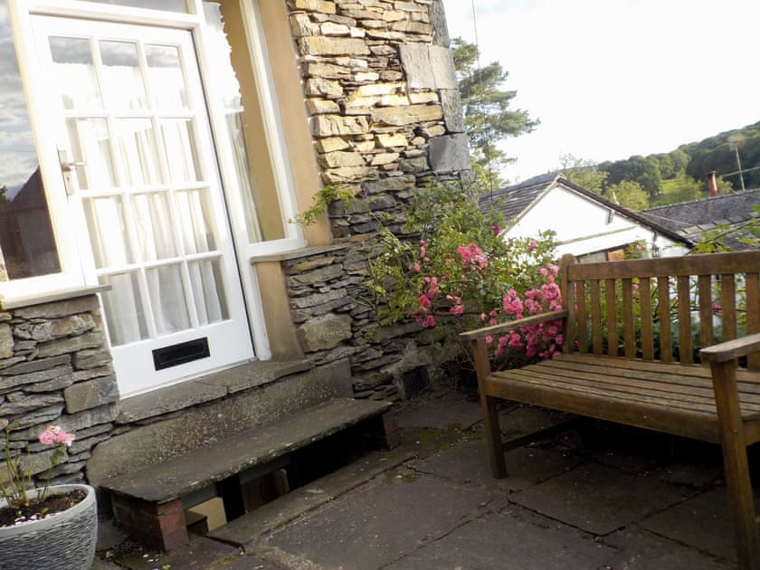 Patio | Letterbox Cottage, near Hawkshead