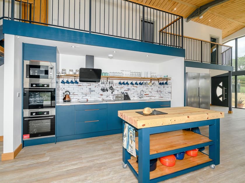 Tastefully modernised kitchen area | The Otters - East Dunster Deer Farm, Cadeleigh, near Tiverton