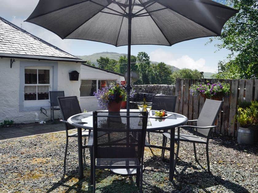 Sitting out area | Belstane Cottage, Straiton, near Ayr