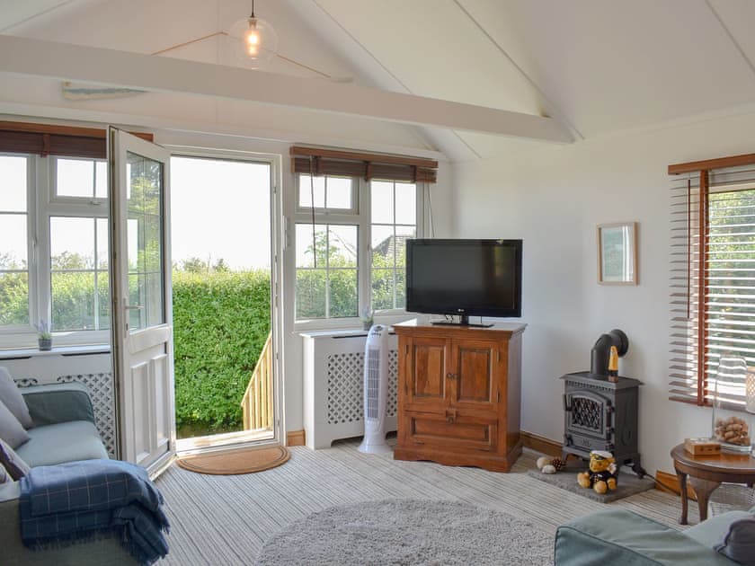Delightful living room | Culver Chalet, Bembridge, near Sandown