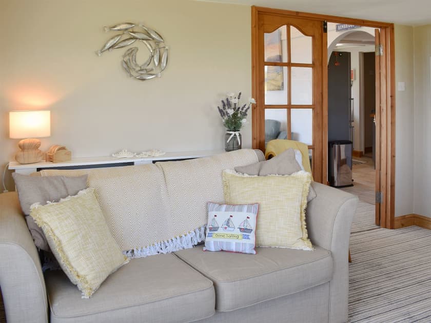 Seating area in the dining room | Culver Chalet, Bembridge, near Sandown
