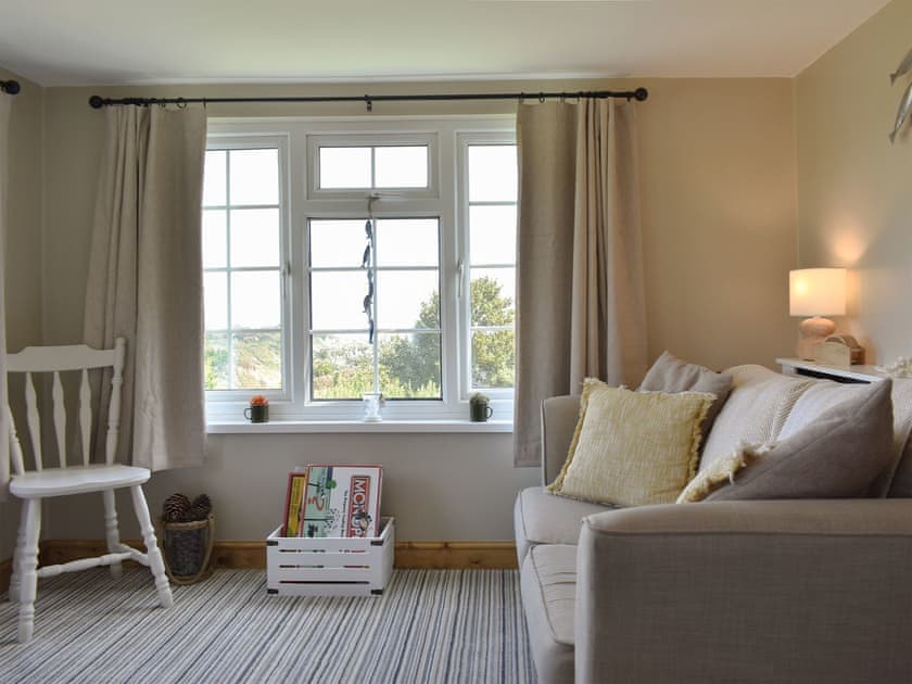 Seating area in the dining room | Culver Chalet, Bembridge, near Sandown