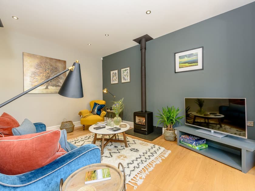 Lounge area | Hen Harrier Lodge - Bowland Holiday Cottages, Abbeystead, near Lancaster