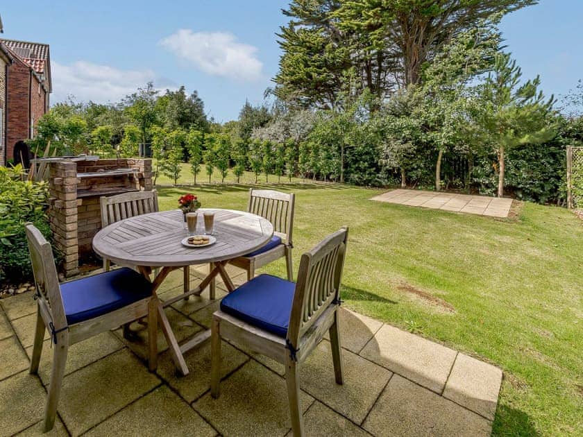 Peaceful sitting-out-area | The Bolthole - The Bay, Filey, near Scarborough