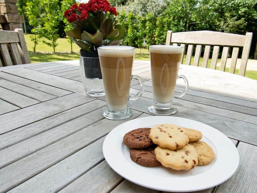 Peaceful sitting-out-area | The Bolthole - The Bay, Filey, near Scarborough