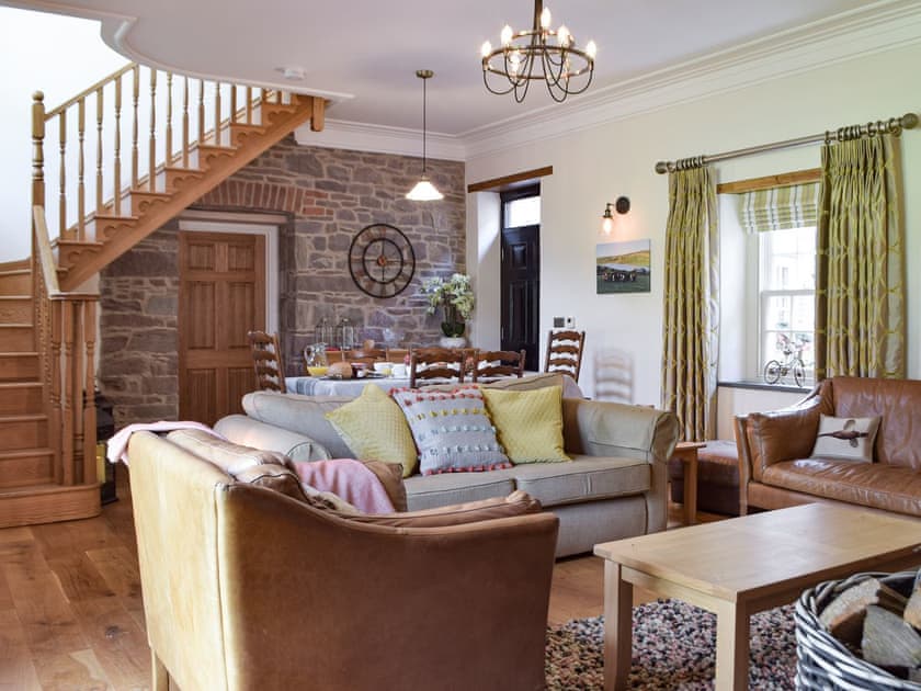Living room with dining area | Swn-Y-Don, Llansteffan