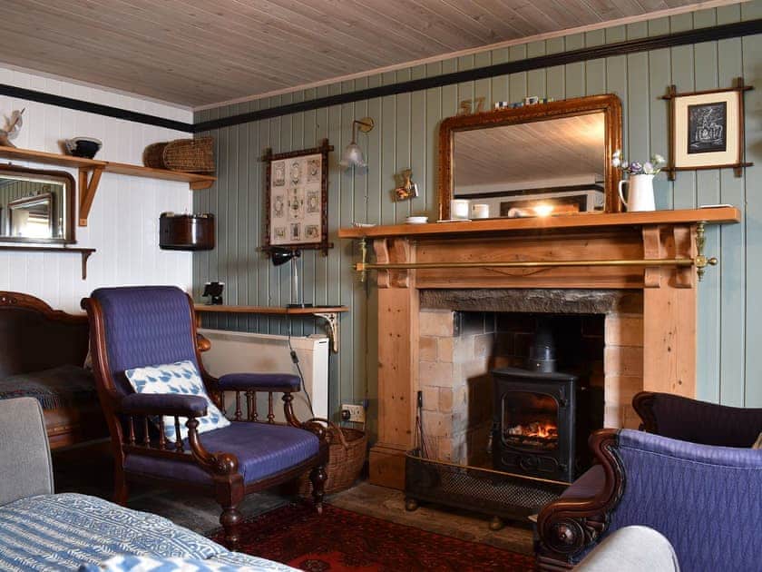 Beatiful panelled living room | Crovie, Crovie, Gardenstown
