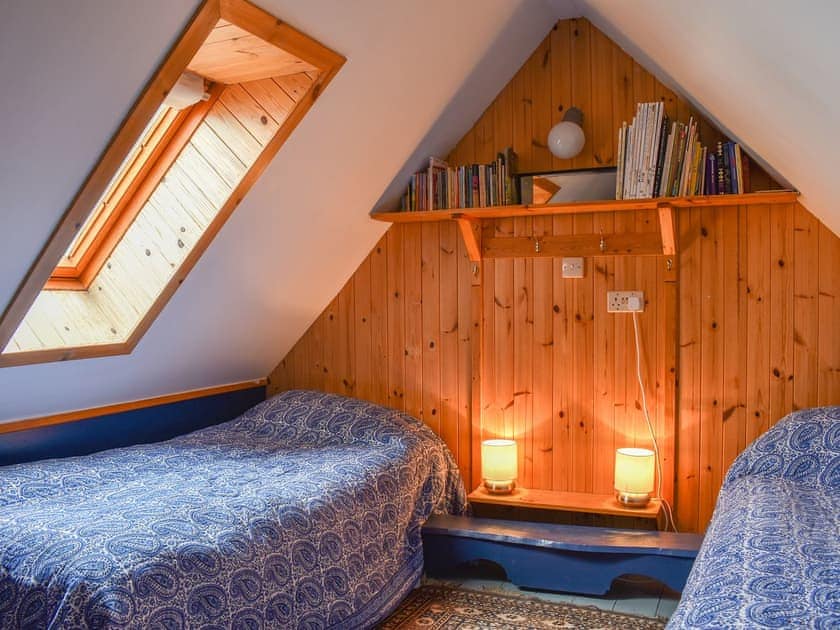 Delightful bedroom with twin beds | Crovie, Crovie, Gardenstown