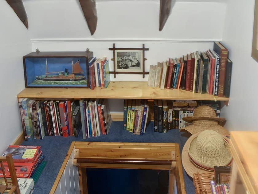 Stairwell with quirky decor | Crovie, Crovie, Gardenstown